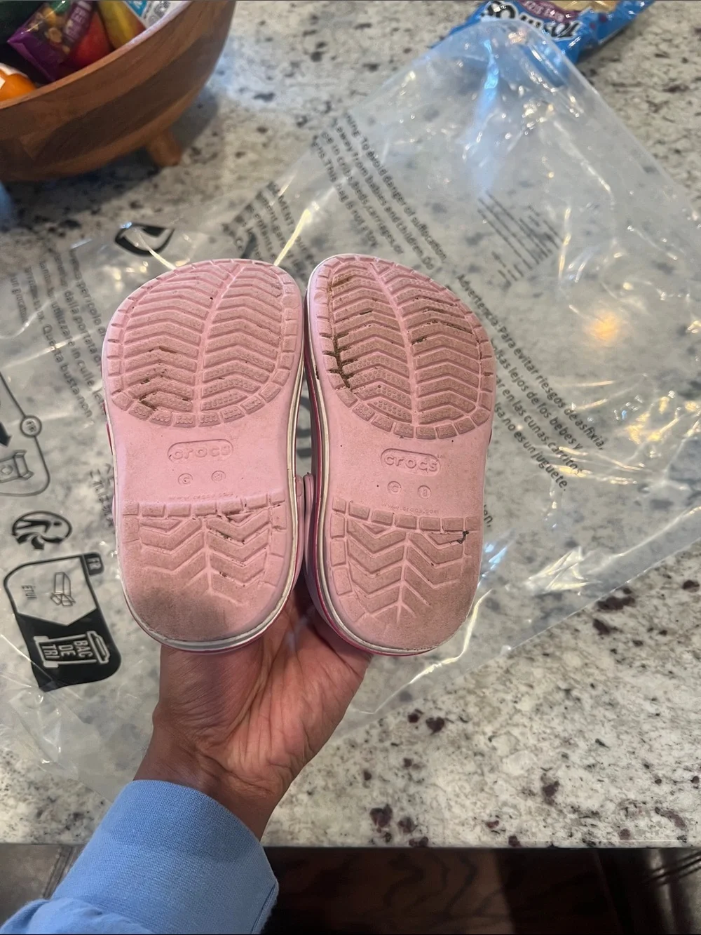 CROCS Kids' Slip-On Clog in Light Pink